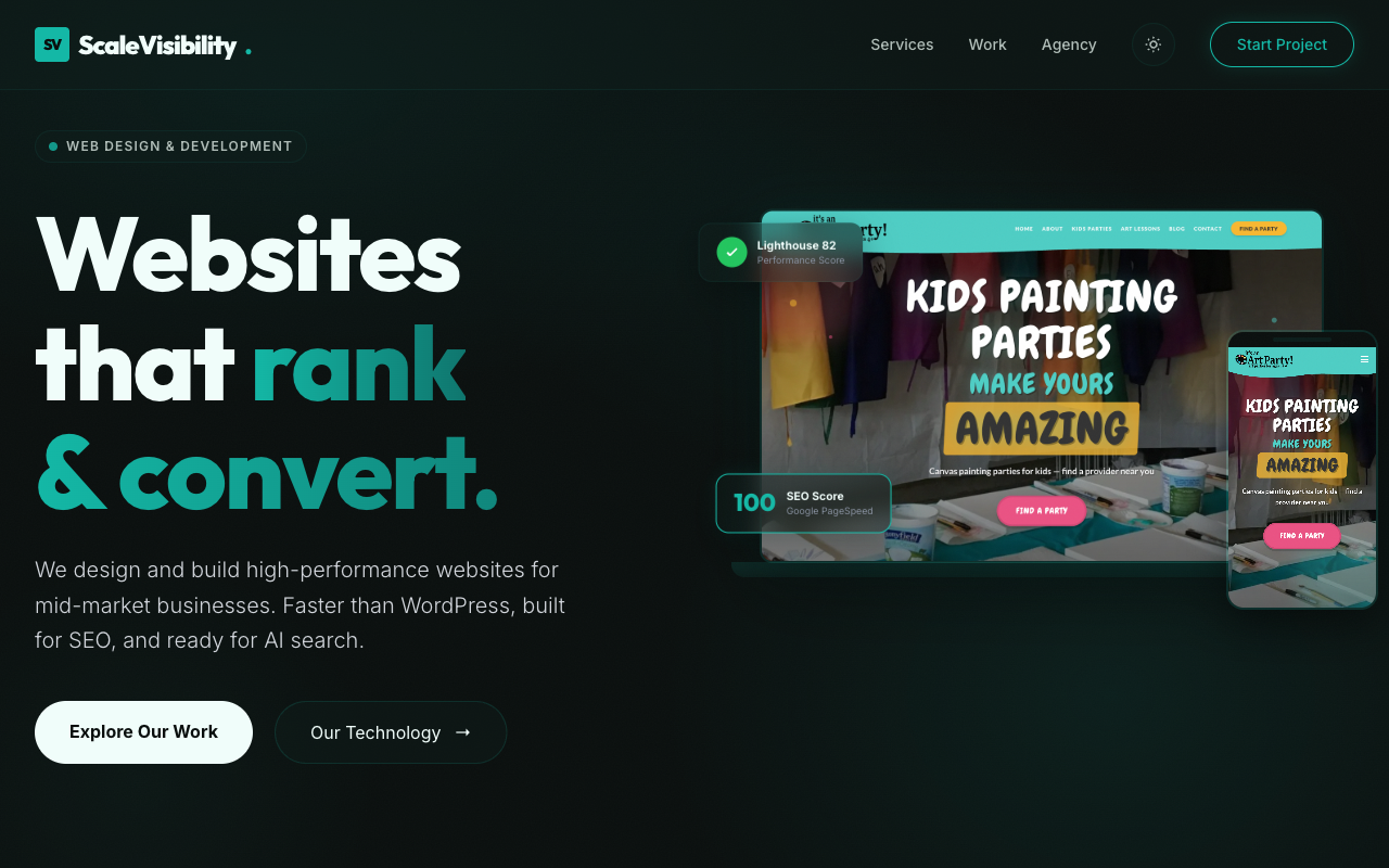 ScaleVisibility — Web Design Agency